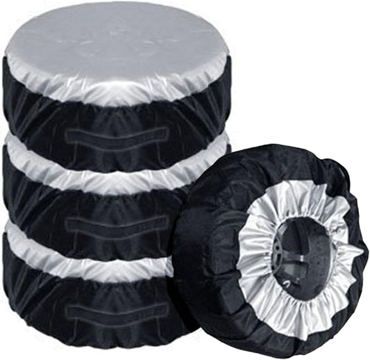 Housse de roue de secours — en polyester, 4 Pièces, 13-19 Pouces